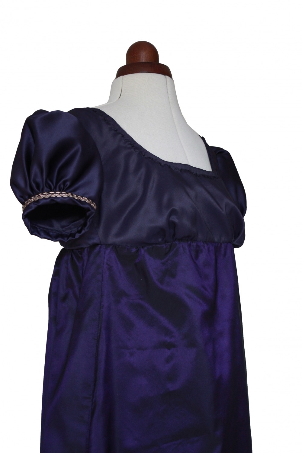 Ladies/ Older Girl's Petite Regency Jane Austen Evening Gown Size 8 - 10 Image